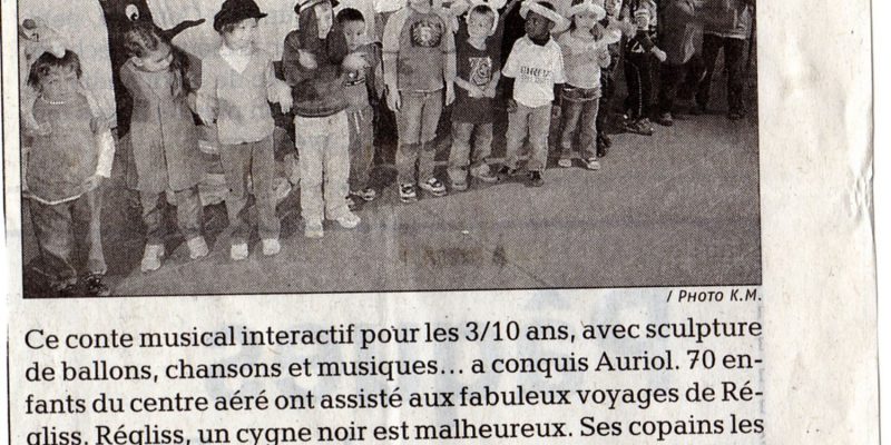 article auriol regliss 06-04-09